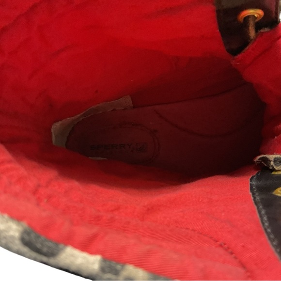 Sperry Top Sider boot women’s 8.5 Hikerfish Leopard print - Picture 6 of 11